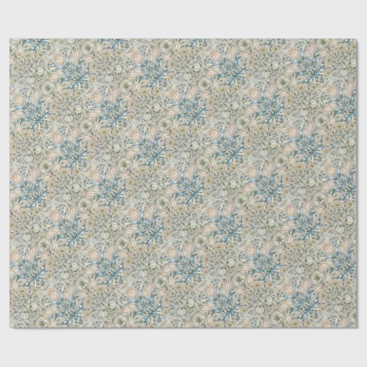 Lilien-und Granatapfel-Vintager Geschenkpapier (Flach)