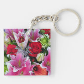 Lilien und Rose Schlüsselanhänger (Rückseite)