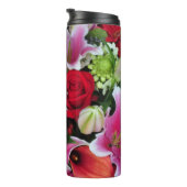 Lilien und Rose Thermosbecher (Nach rechts gedreht)