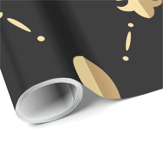 Lilien-Verpackungs-Papier Geschenkpapier (Rolleneckpunkt)