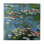 Lilien von Monet Fliese (Vorderseite)