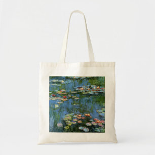 Lilien von Monet Tragetasche