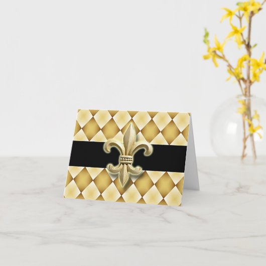 Lilienanmerkungskarte I Karte (Gelbe Blume)