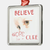 Lilienaugen, GLAUBEN, HOFFEN, KURIEREN, für, a Ornament Aus Metall (Links)