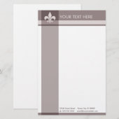 Lilienbanner Briefpapier (Vorne/Hinten)