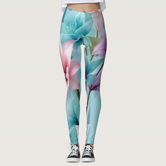 Lilienblüte Leggings (Vorderseite)