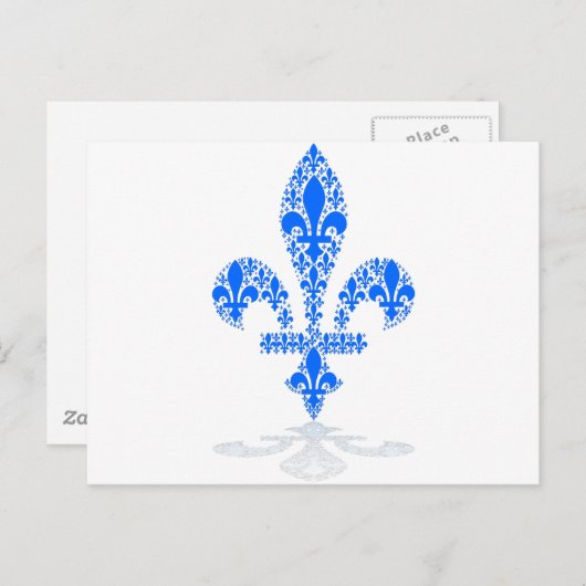 Lilienblüte Postkarte (Vorne/Hinten)