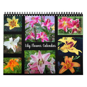 Lilienblüten-Fotografie Kalender