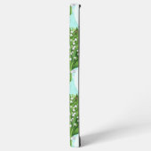 LilienBouquet der Blume des Tales auf blau Samsung Galaxy Hülle (Linke Seite)