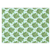 LilienBouquet der Blume des Tales auf blau Tischdecke (Vorderseite (Horizontal))