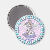 Liliengel Magnet (Vorderseite/Rückseite)