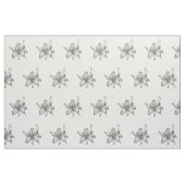 Liliengewebe schwarz-weiß stoff (Fat Quarter (45,7 x 55,9 cm))