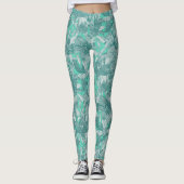 Liliengrün Leggings (Vorderseite)