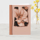 Liliengrußkarte Karte (Gelbe Blume)