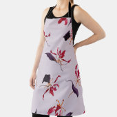 Lilienhand gezeichnete Illustrationsmuster Schürze (InSitu)