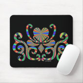 Lilienherz - Regenbogen Mousepad (Mit Mouse)