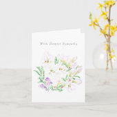 Lilienkatalog Karte (Gelbe Blume)