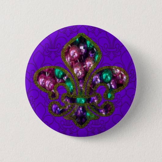 Lilienknopf Button (Vorderseite)