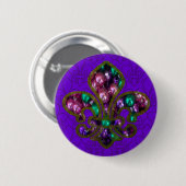 Lilienknopf Button (Vorne & Hinten)