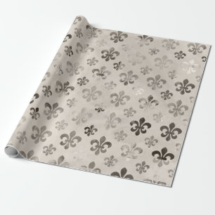 Lilienmuster-Dekupierpapier mit abgenutztem Finish Geschenkpapier