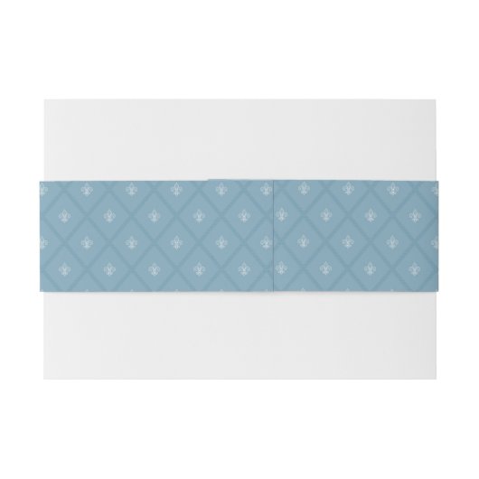 Lilienmuster Einladungsbanderole (Rückseitenbeispiel)