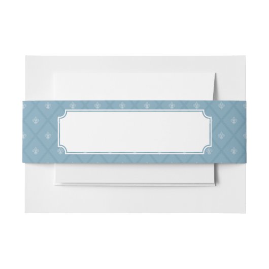 Lilienmuster Einladungsbanderole (Vorderseite Beispiel)