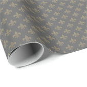 Lilienmuster Geschenkpapier (Rolleneckpunkt)