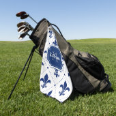 Lilienmuster Golfhandtuch (Gras)