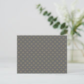 Lilienmuster + Ihr Bild oder Text Postkarte (Stehend Vorderseite)