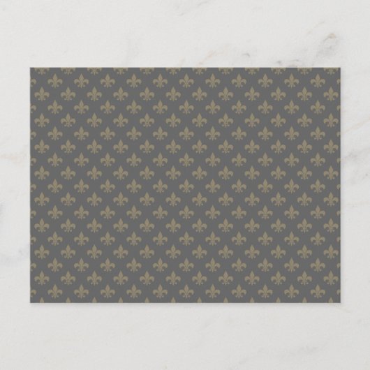 Lilienmuster + Ihr Bild oder Text Postkarte (Vorderseite)