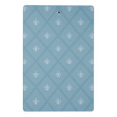 Lilienmuster Mini Klemmbrett (Rückseite)