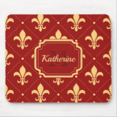 Lilienmuster Mousepad (Vorne)