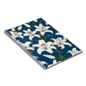 Lilienmuster Notizblock (Rechte Seite)