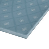 Lilienmuster Schneidebrett (Ecke)