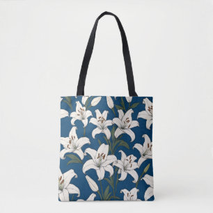 Lilienmuster Tasche
