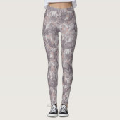 Lilienöl-Rose Leggings (Vorderseite)