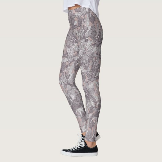 Lilienöl-Rose Leggings (Links)