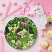 Lilienpapier Pappteller (Party)