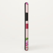 Lilienpeony Floral Blush Pink Monogram Case-Mate iPhone Hülle (Hinten/Rechts)