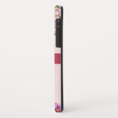 Lilienpeony Floral Blush Pink Monogram Case-Mate iPhone Hülle (Hinten/Links)