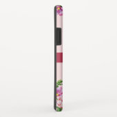 Lilienpeony Floral Blush Pink Monogram Case-Mate iPhone Hülle (Hinten/Rechts)