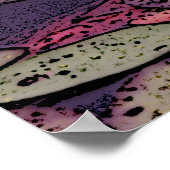 Lilienplankerprint Poster (Ecke)