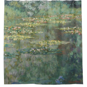 Lilienteich Claude Monet Duschvorhang