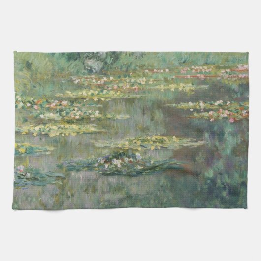 Lilienteich Claude Monet Geschirrtuch (Horizontal)