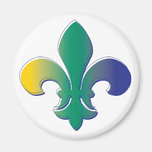 Lilientri gefärbt magnet