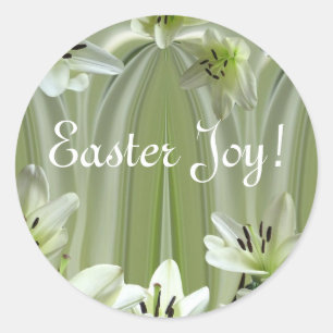 Lilienzusammensetzung Runder Aufkleber