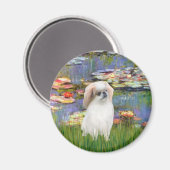 Lilies 2 - Japanisches Kinn (L2) Magnet (Vorderseite/Rückseite)