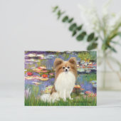 Lilies 2 - Papillon 4 Postkarte (Stehend Vorderseite)