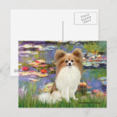 Lilies 2 - Papillon 4 Postkarte (Vorne/Hinten)