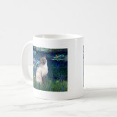 Lilies 5 - Blue Point Siamese cat Kaffeetasse (Vorderseite Links)